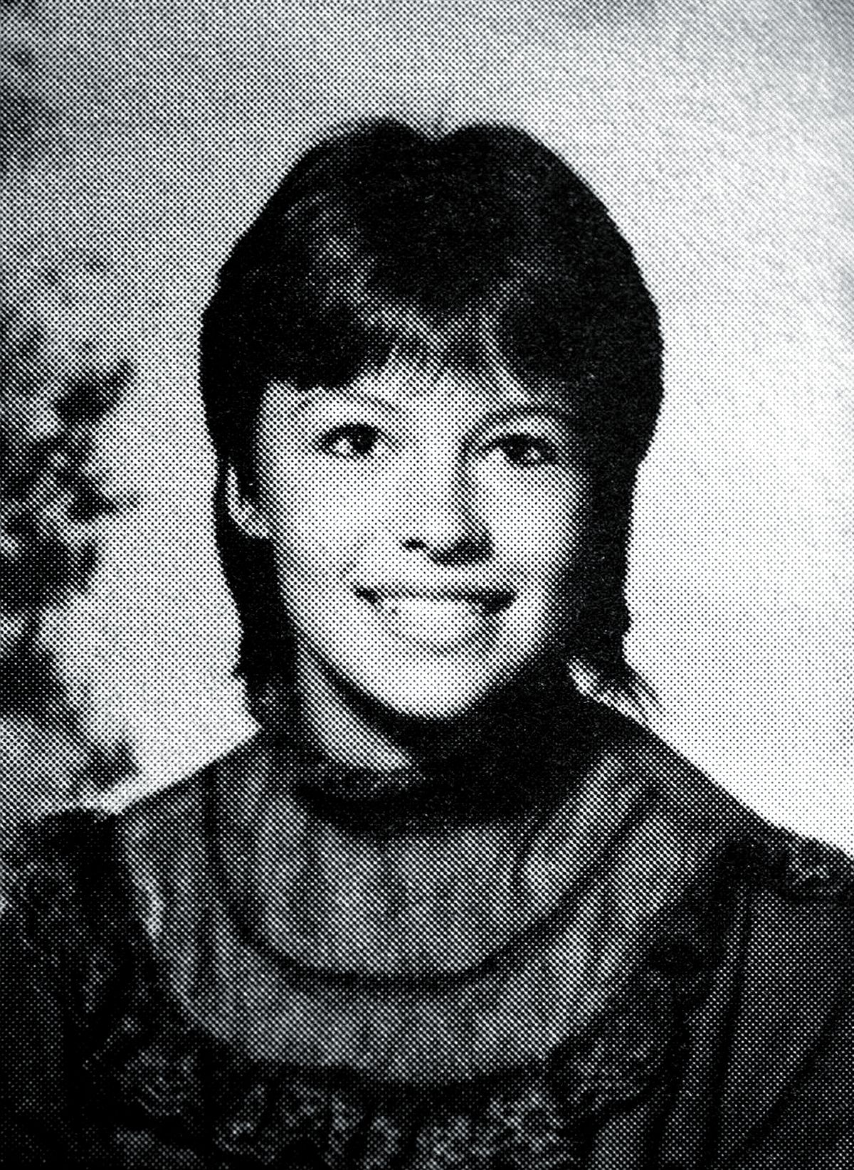 Памела Андерсон на школьной фотографии, Канада, 1984 г. Памела Андерсон в 16 лет