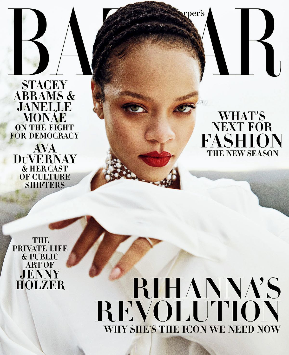 На обложке журнала Harper's Bazaar, фото Gray Sorrenti, сентябрь 2020 г. На обложке журнала Harper's Bazaar