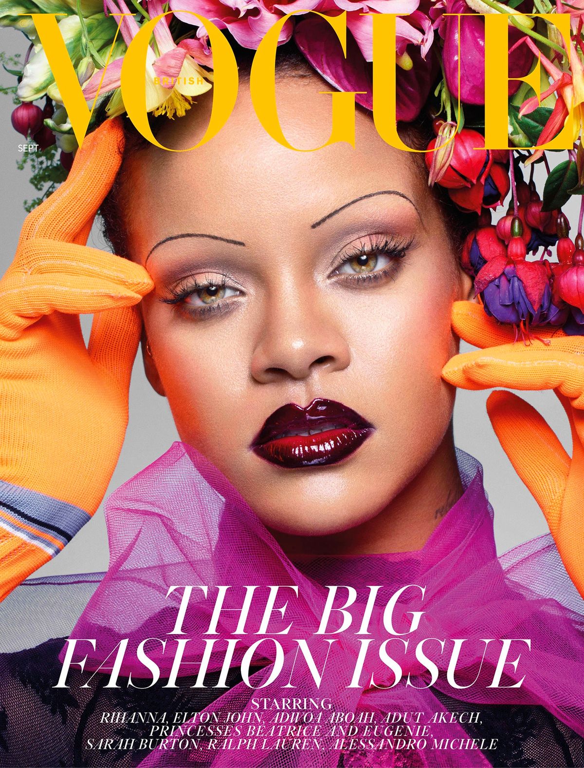 На обложке журнала Vogue British. На обложке журнала Vogue British