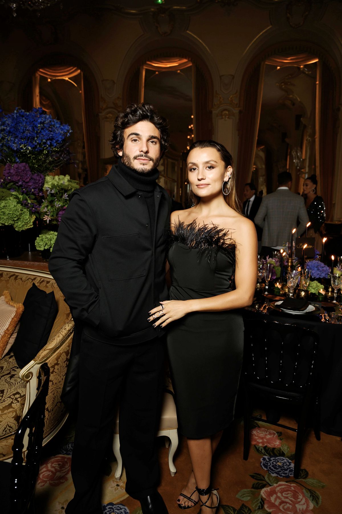 Стефан Тайссиере, Хлоя Блеинк на шоу Messika by Kate Moss в отеле Ritz Paris, 3 октября 2021 г. Стефан Тайссиере, Хлоя Блеинк на шоу Messika by Kate Moss