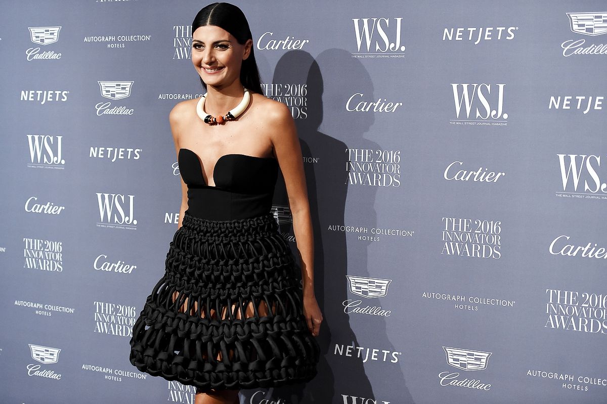 Джованна Батталья на церемонии вручения премии WSJ Magazine 2016 Innovator Awards