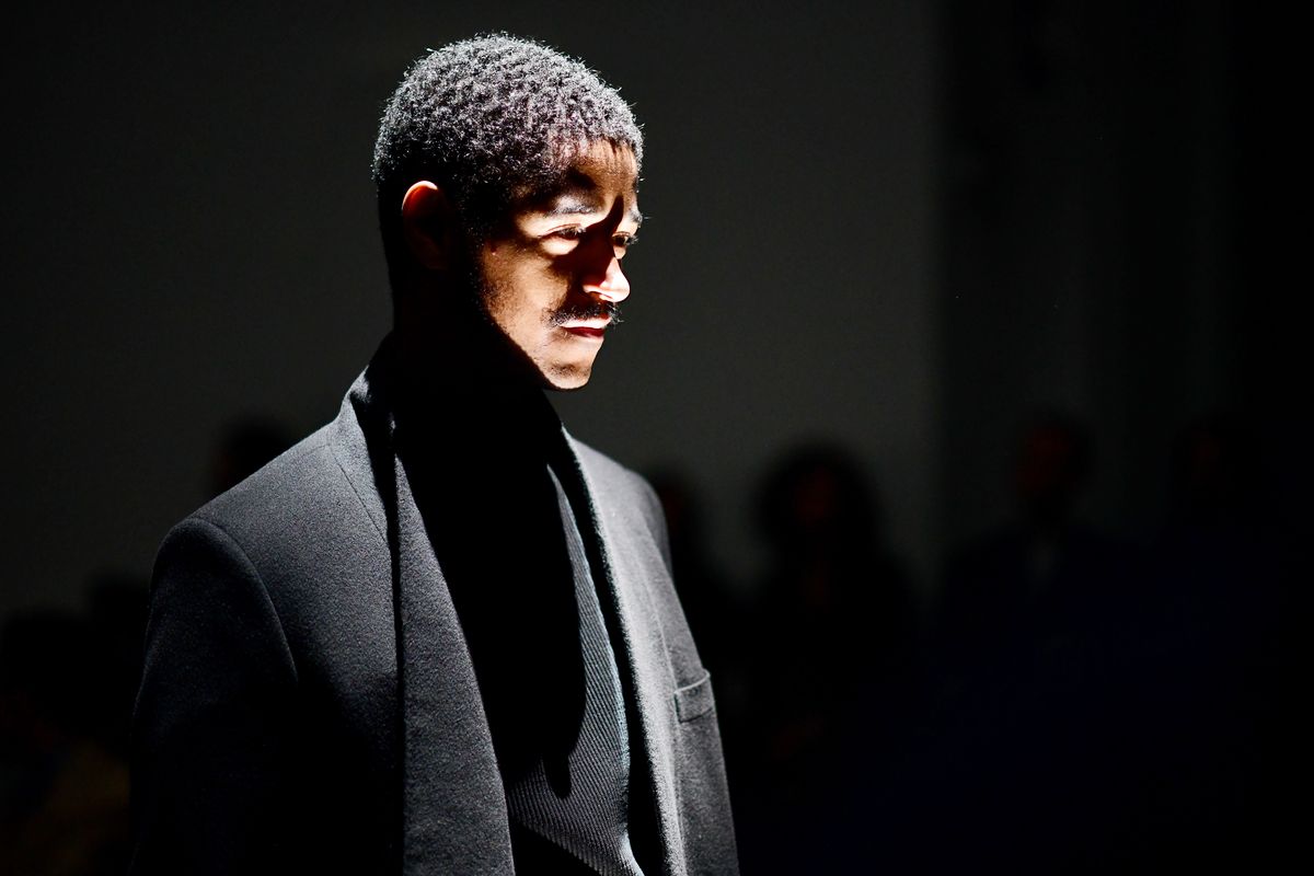 Альфред Энох на шоу Dunhill осень/зима в рамках Недели моды