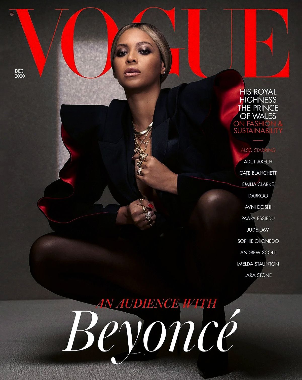 Бейонсе на обложке журнала Vogue British, декабрь 2020 г. Бейонсе на обложке журнала Vogue British