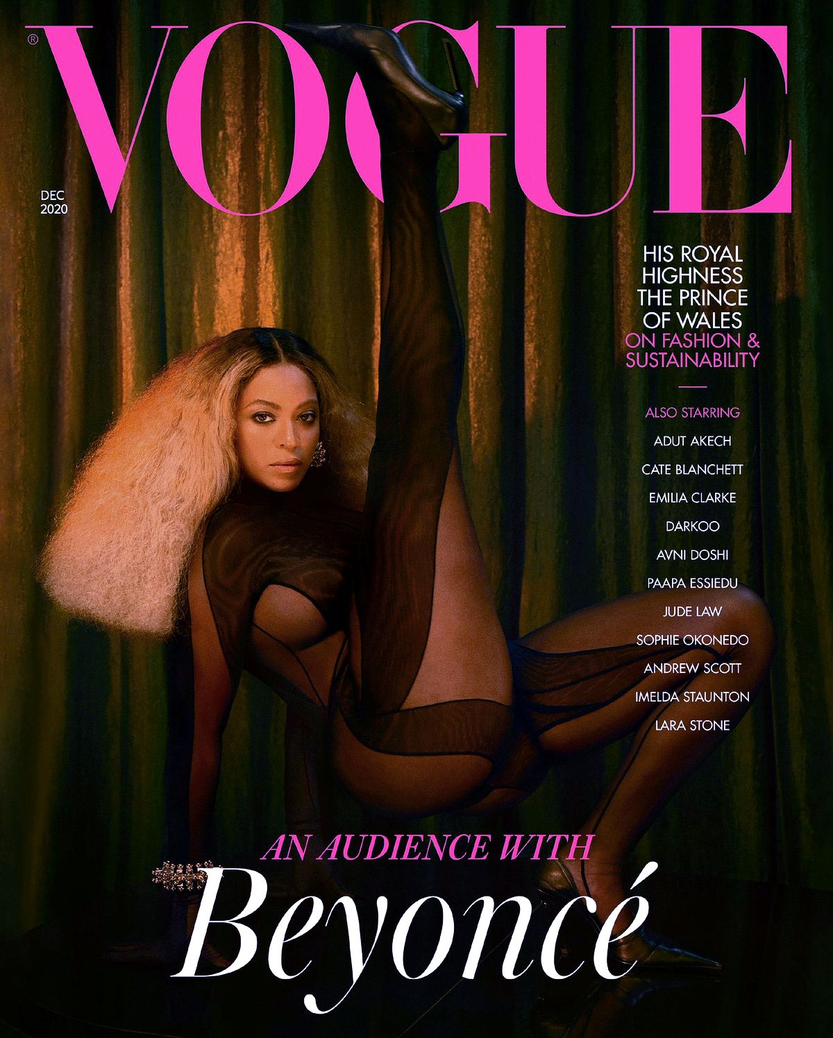 Бейонсе на обложке журнала Vogue British, декабрь 2020 г. Бейонсе на обложке журнала Vogue British