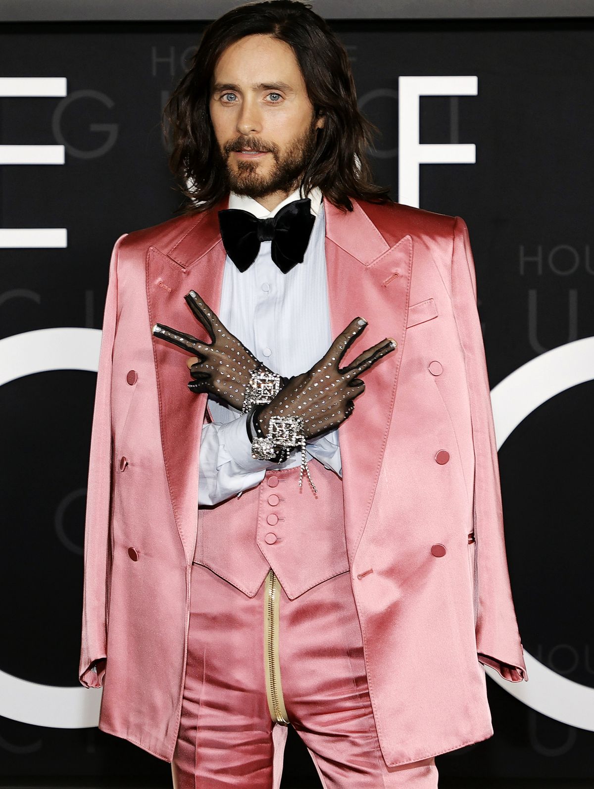 Джаред Лето в Gucci на лос-анджелесской премьере фильма «Дом Гуччи», фото 2