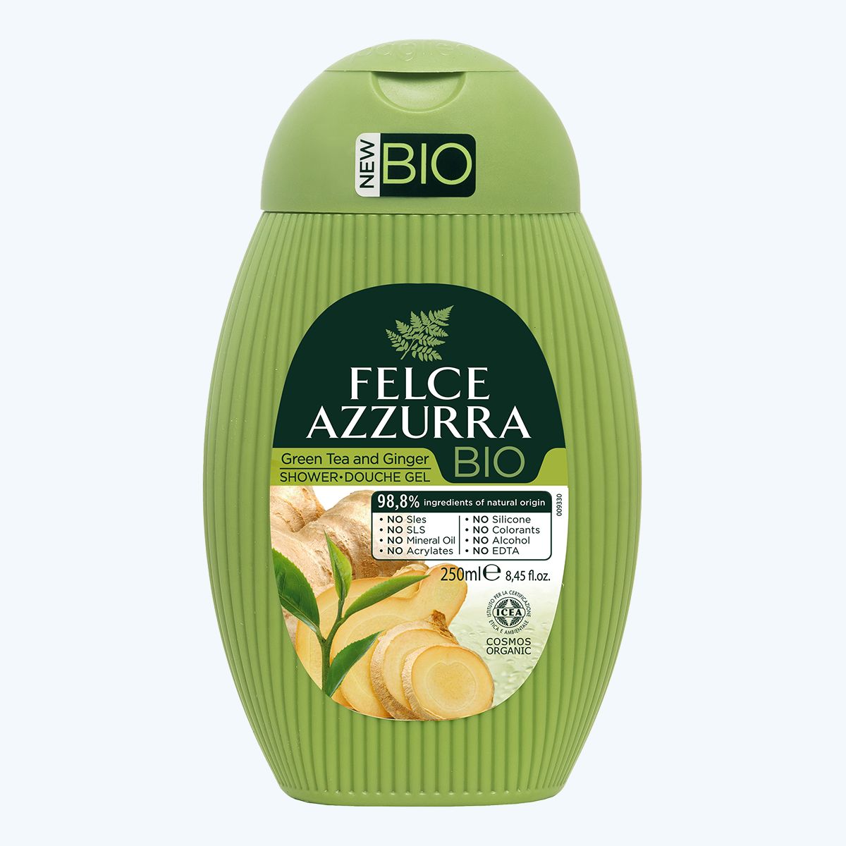 Felce Azzurra, парфюмированный гель для ванны и душа «Зеленый чай и имбирь» BIO Creen Tea&Ginger Shower Gel Felce Azzurra BIO Creen Tea&Ginger Shower Gel