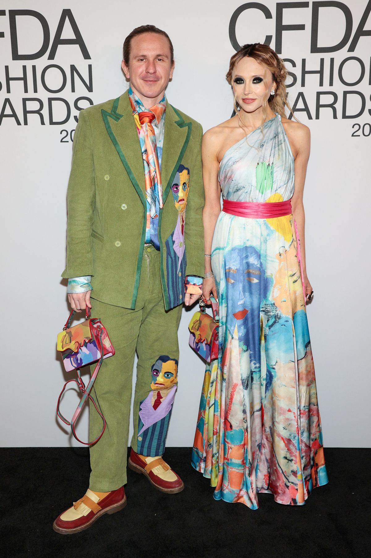 Колм Диллейн, Стейси Бендет на церемонии вручения наград CFDA Fashion Awards 2021