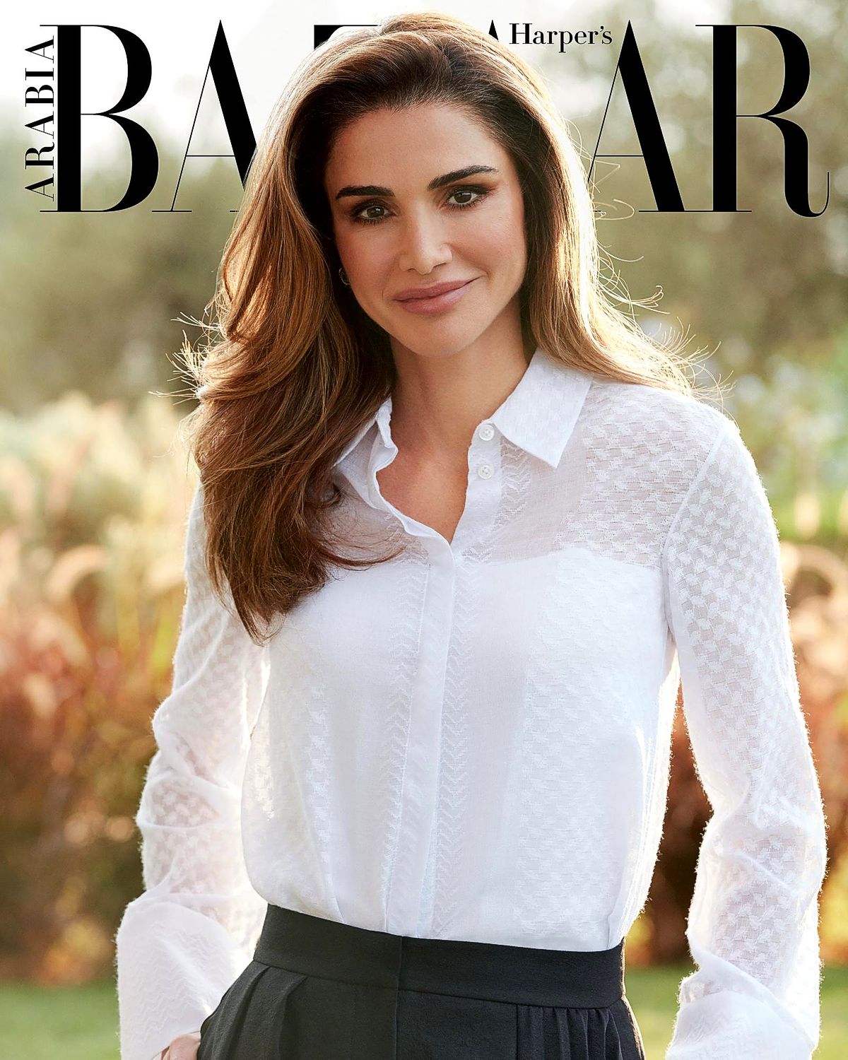 Королева Иордании Рания аль-Абдулла на обложке журнала Harper’s Bazaar Arabia, март 2019 г. Королева Иордании на обложке журнала Harper’s Bazaar Arabia
