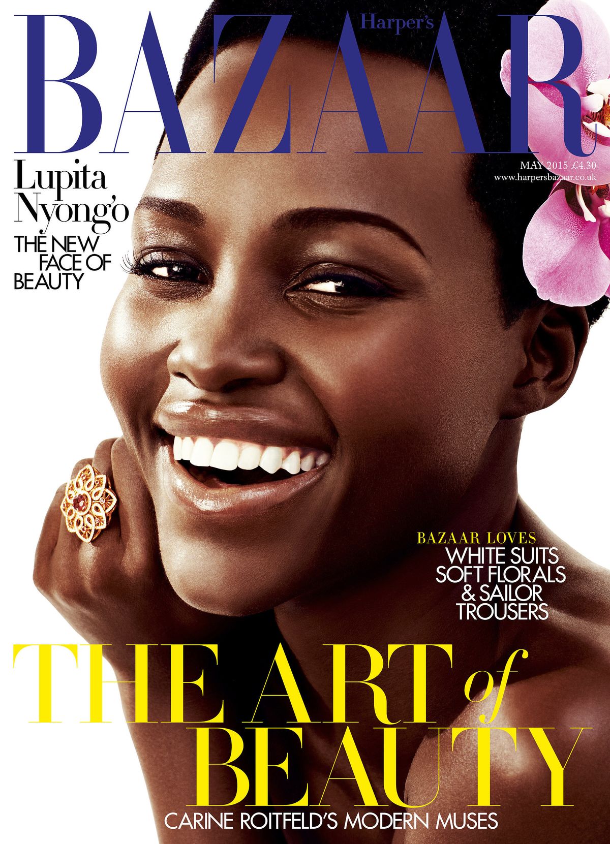 Люпита Нионго на обложке журнала Harper's Bazaar, май 2015 г. Люпита Нионго на обложке журнала Harper's Bazaar