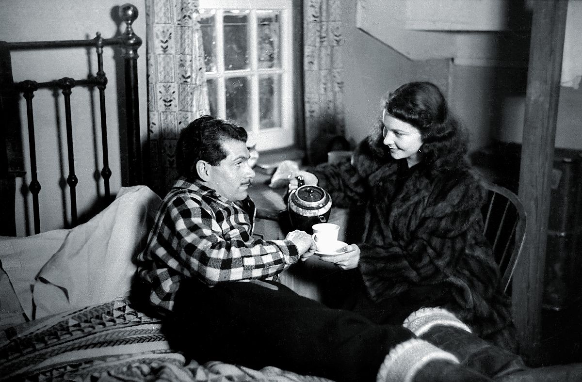 Лоуренс Оливье и Вивьен Ли, примерно 1937 г. Лоуренс Оливье и Вивьен Ли, 1937 г.