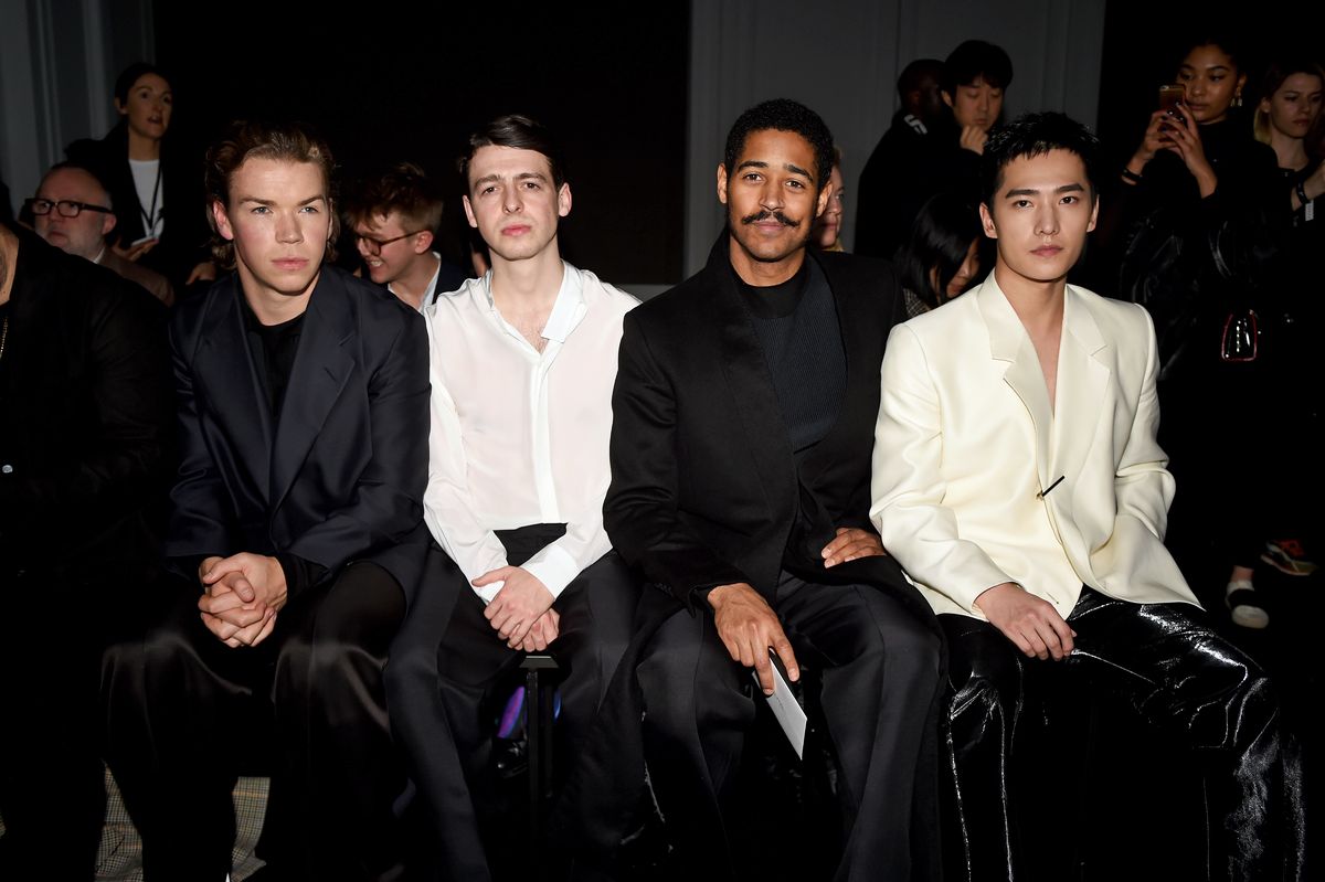 Уилл Поултер, Энтони Бойл, Альфред Энох и Ян Ян на шоу Dunhill