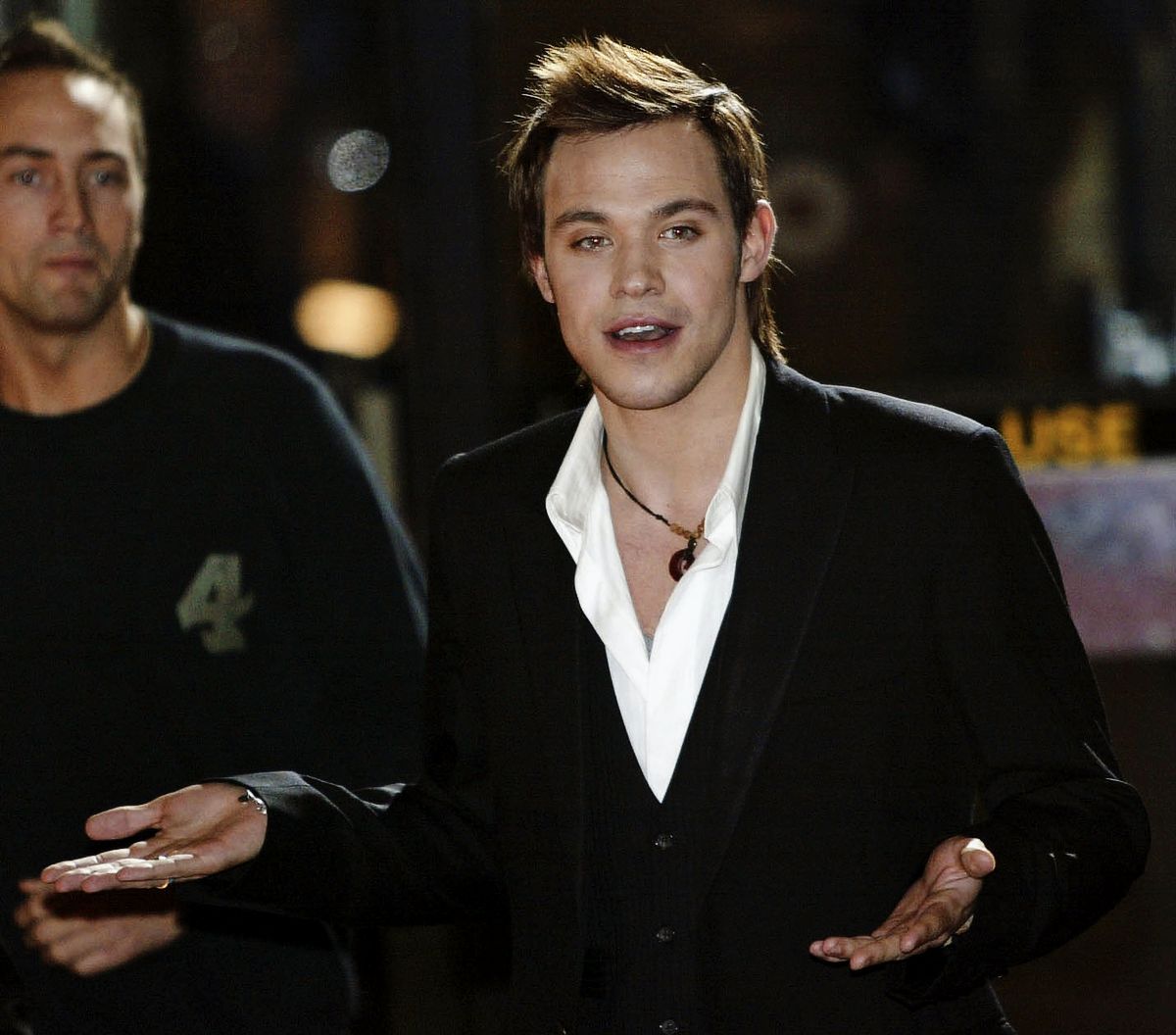 Уилл Янг на презентации нового шоу Top Of The Pops в Лондоне, 28 ноября 2003 г. Уилл Янг на презентации нового шоу Top Of The Pops