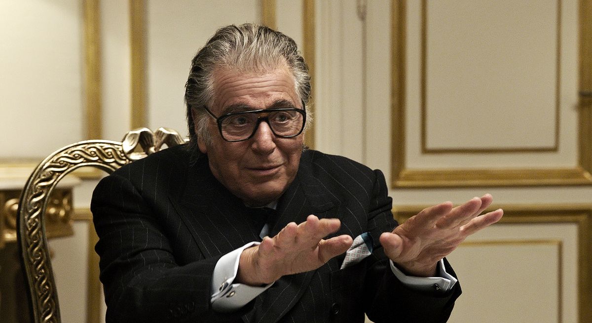 Аль Пачино в роли Альдо Гуччи в фильме Ридли Скотта «Дом Gucci», 2021 г. Аль Пачино в роли Альдо Гуччи в фильме «Дом Gucci», 2021 г.