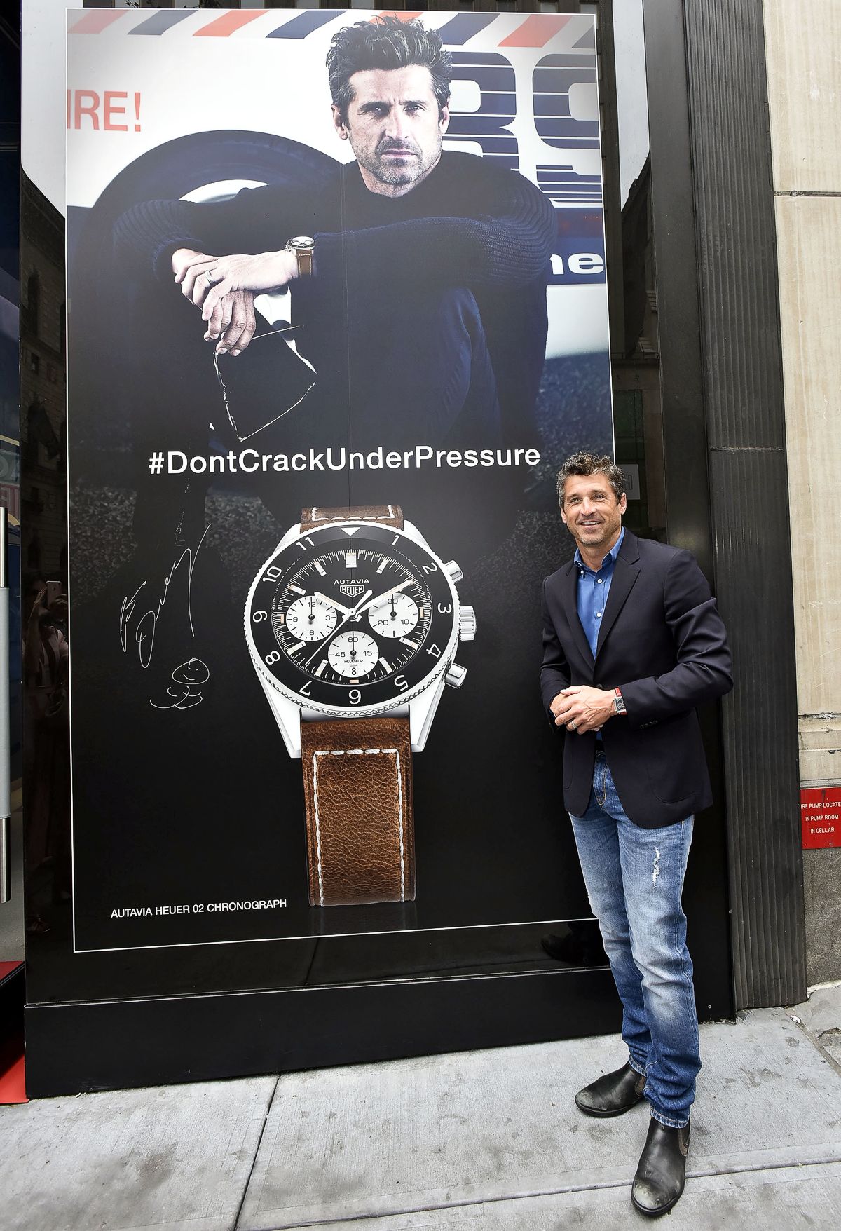 Амбассадор бренда TAG Heuer Патрик Демпси на праздновании TAG Heuer Celebration