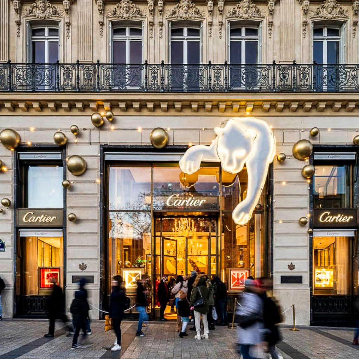 Бутик Cartier в Париже, фото 1 Бутик Cartier в Париже