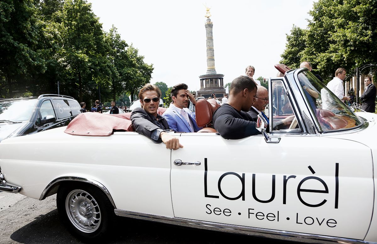 Джейсон Льюис на шоу Laurel Show Mercedes-Benz Fashion Week в Берлине, 5 июля 2012 г. Джейсон Льюис на шоу Laurel Show Mercedes-Benz Fashion Week