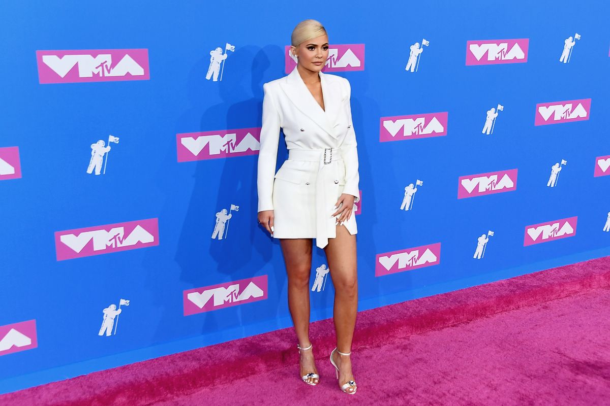 Кайли Дженнер на церемонии вручения наград MTV Video Music Awards в Нью-Йорке, 20 августа 2018 г. На церемонии вручения наград MTV Video Music Awards