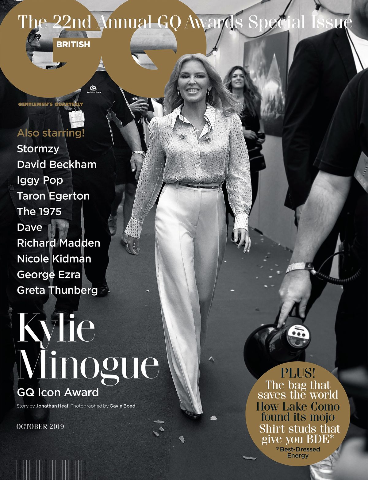 Кайли Миноуг на обложке журнала GQ British, октябрь 2019 г. Кайли Миноуг на обложке журнала GQ British