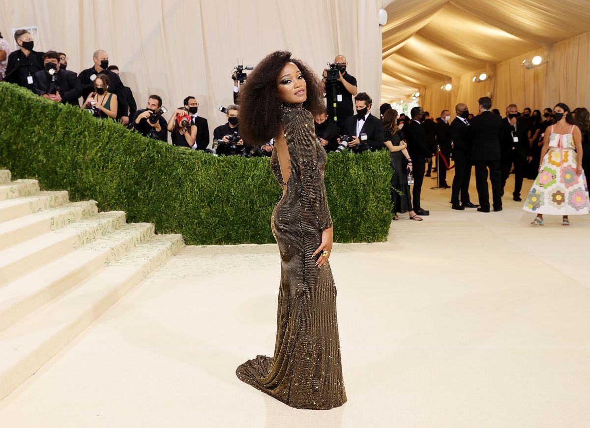 Кеке Палмер на гала-вечере Met Gala 2021 в Америке: лексикон моды в Нью-Йорке, 13 сентября 2021 г. Кеке Палмер на балу Института костюма Met Gala 2021 «In America: A Lexicon Of Fashion»