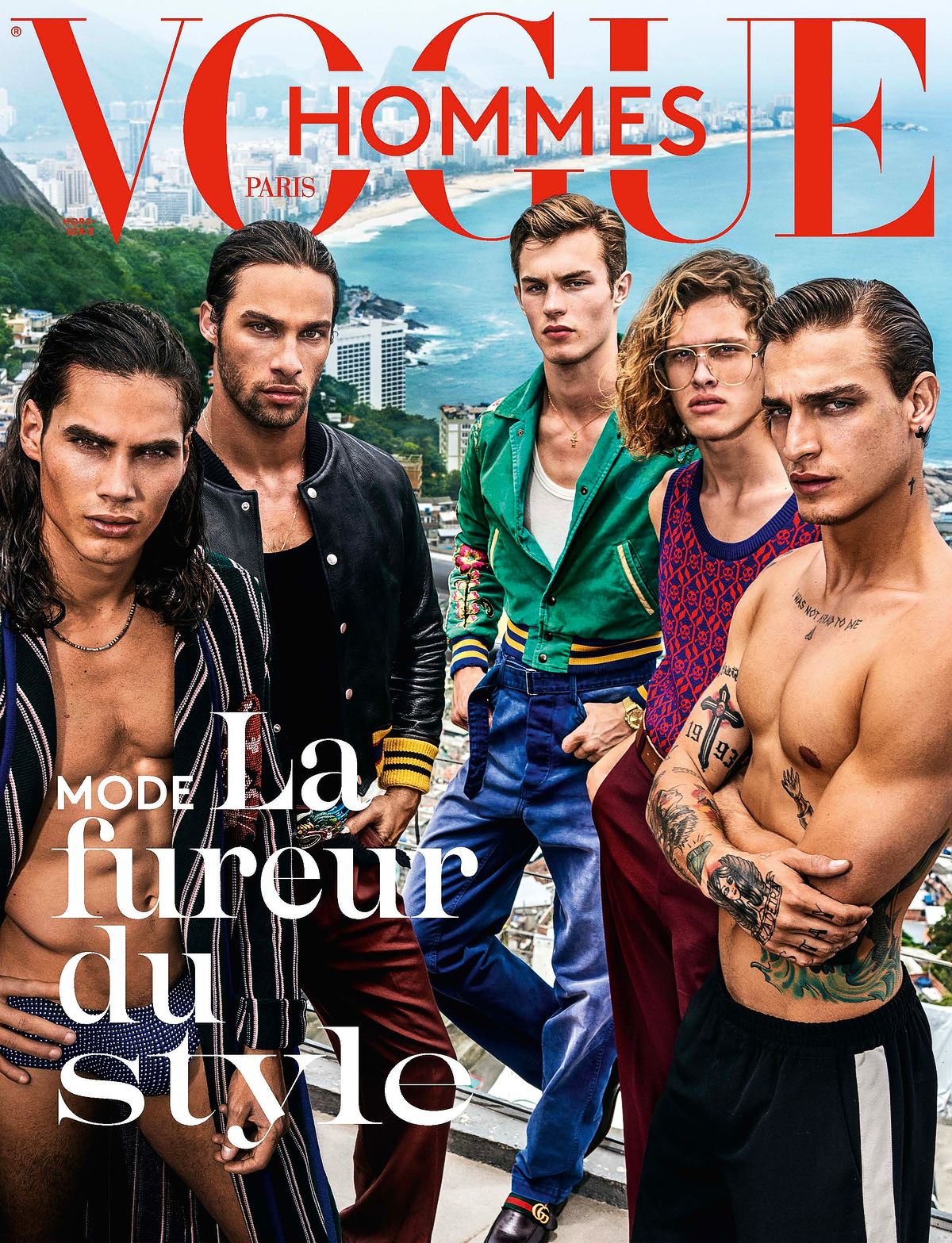 Обложка журнала Vogue Hommes Paris, фото Марио Тестино, 2017 г. Обложка журнала Vogue Hommes Paris, фото Марио Тестино