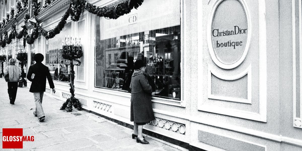 Витрины бутика Christian Dior на авеню Монтень 30 Витрины бутика Christian Dior на авеню Монтень 30, Париж