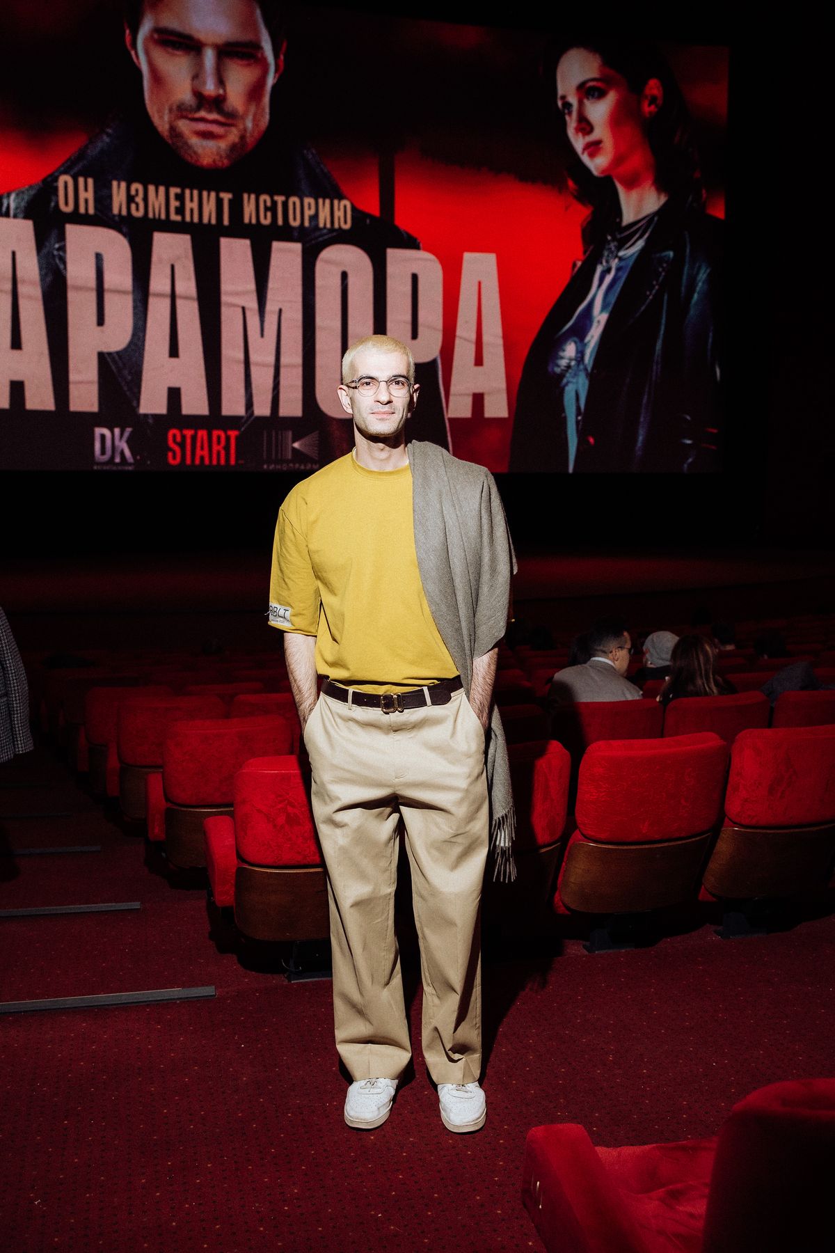 Амбарцум Кабанян на премьере сериала Данилы Козловского «Карамора» в киноцентре «Октябрь», 19 января 2022 г. Амбарцум Кабанян на премьере сериала Данилы Козловского «Карамора»
