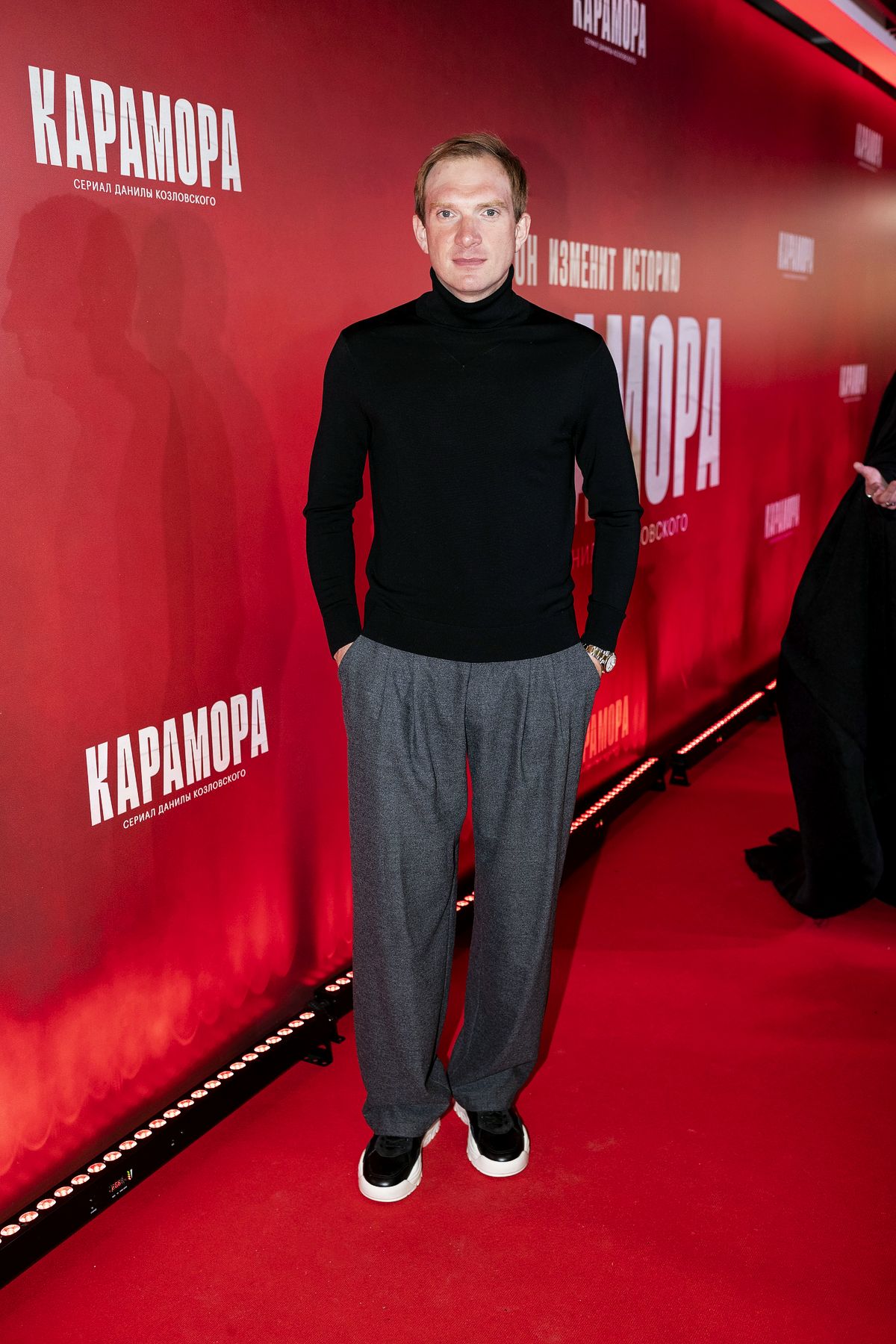 Андрей Бурковский на премьере сериала Данилы Козловского «Карамора» в киноцентре «Октябрь», 19 января 2022 г. Андрей Бурковский на премьере сериала Данилы Козловского «Карамора» в киноцентре «Октябрь»