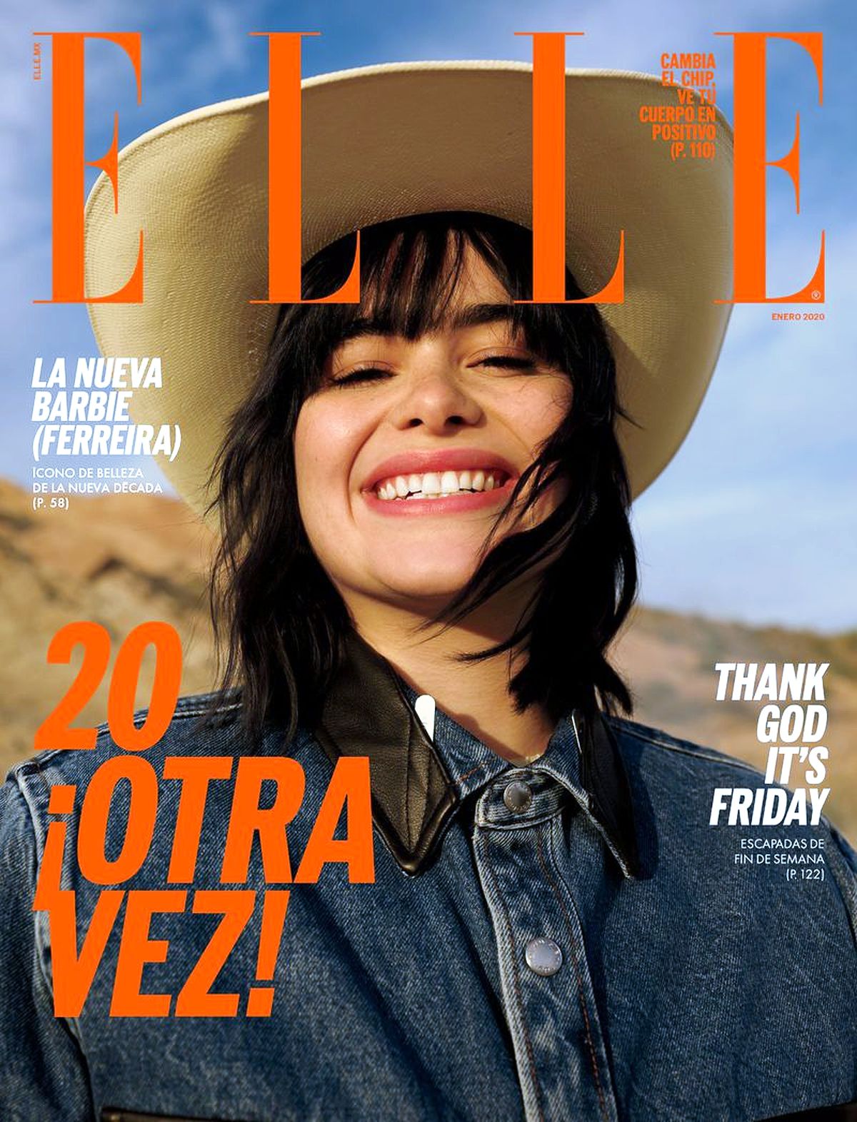 Барби Феррейра на обложке журнала Elle, 2020 г. Барби Феррейра на обложке журнала Elle