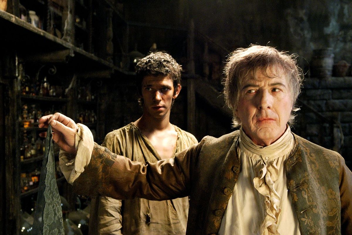 Дастин Хоффман в фильме «Парфюмер: История одного убийцы», 2006 г. Дастин Хоффман в фильме «Парфюмер: История одного убийцы»