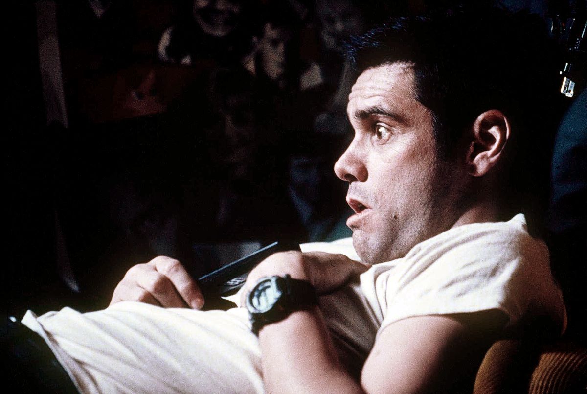 Джим Керри в фильме «Кабельщик», 2000 г. Джим Керри в фильме «Кабельщик»