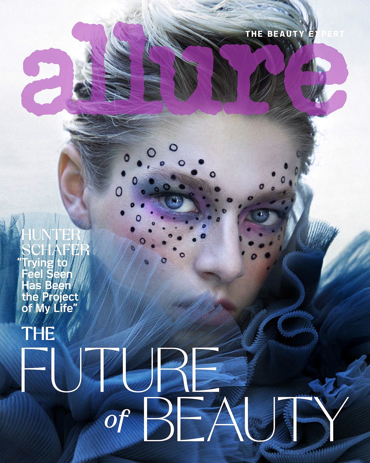 Хантер Шафер на обложке журнала Allure, сентябрь 2020 г. Хантер Шафер на обложке журнала Allure