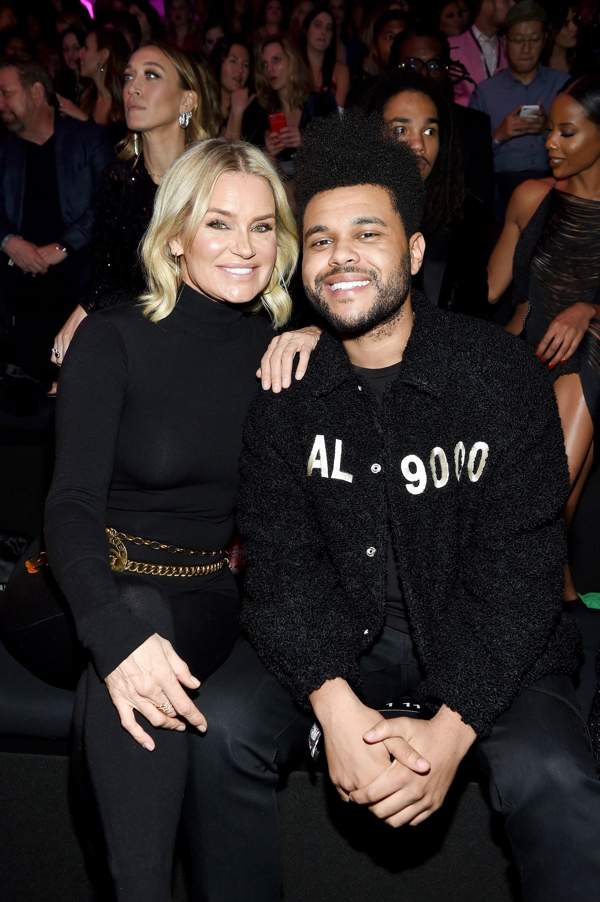 Иоланда Хадид и The Weeknd на показе Victoria’s Secret Fashion Show