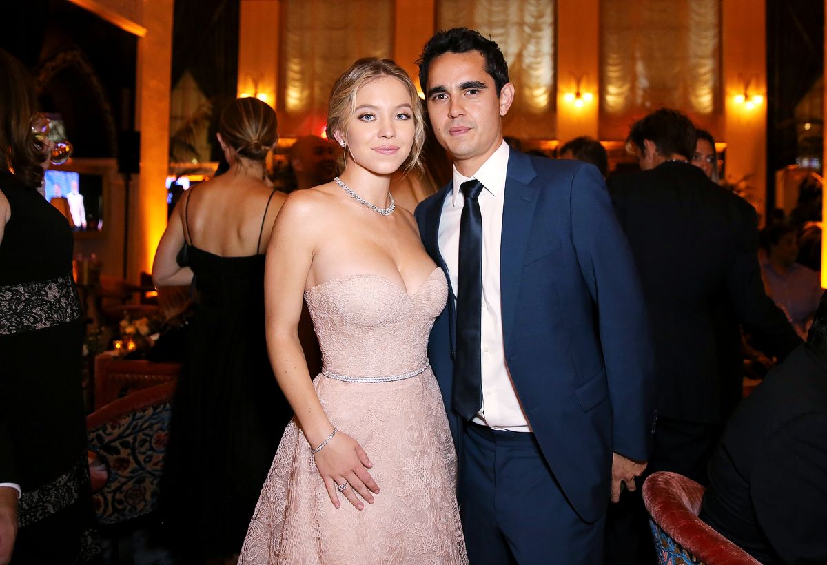Сидни Суини и Макс Мингелла на вечеринке Hulu Emmy Party в Лос-Анджелесе, 17 сентября 2018 г. Сидни Суини и Макс Мингелла на вечеринке Hulu Emmy Party