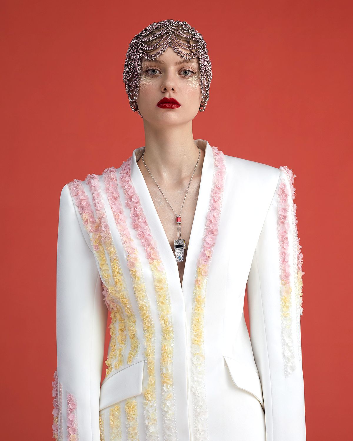 Ульяна Сергеенко представила коллекцию Haute Couture S/S 2022 в стиле ревущих 1920-х Look 12 Ulyana Sergeenko Haute Couture S/S 2022 Look 12