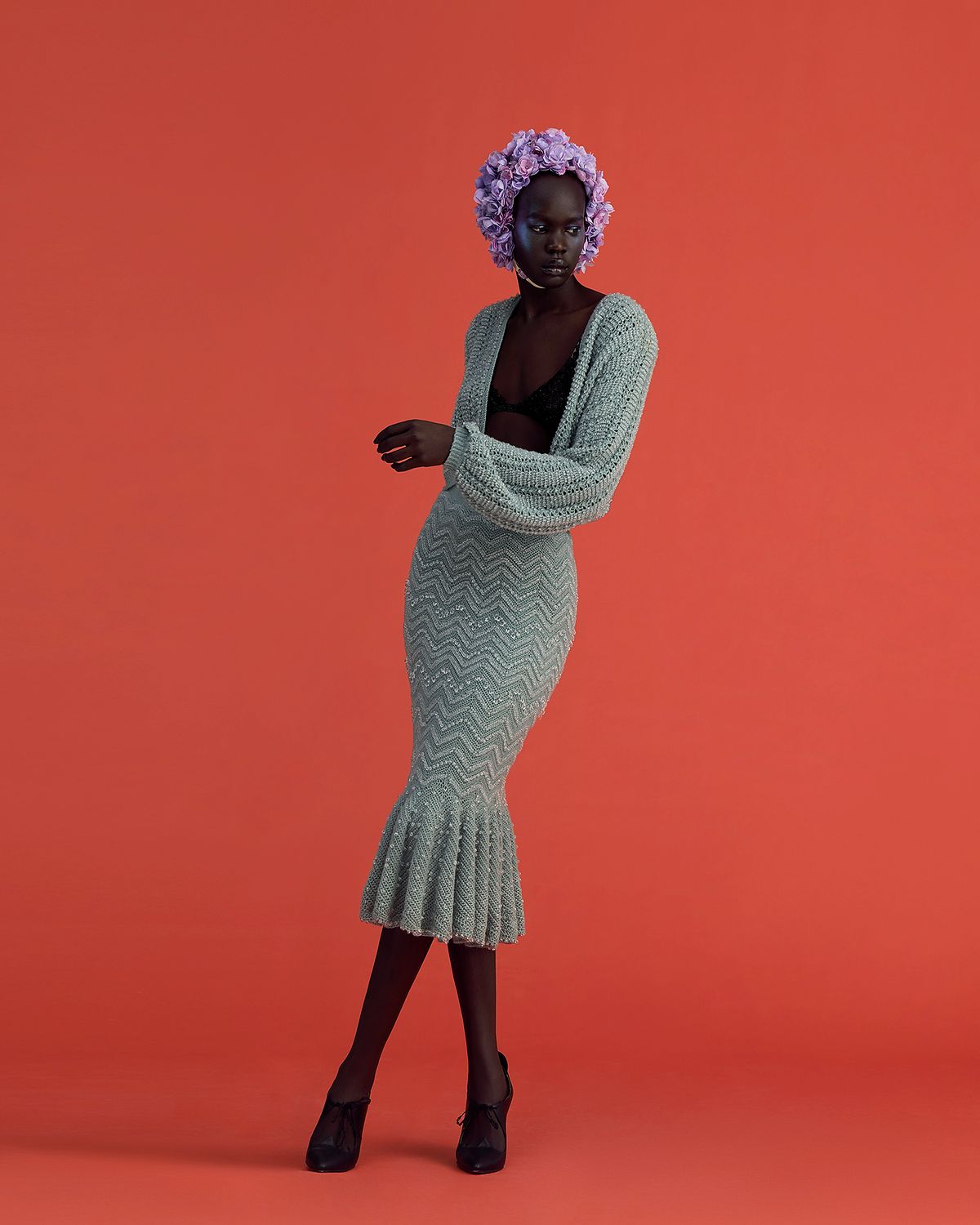 Ульяна Сергеенко представила коллекцию Haute Couture S/S 2022 в стиле ревущих 1920-х Look 21 Ulyana Sergeenko Haute Couture S/S 2022 Look 21