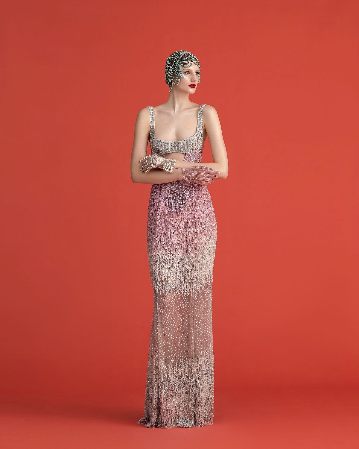 Ульяна Сергеенко представила коллекцию Haute Couture S/S 2022 в стиле ревущих 1920-х Look 23 Ulyana Sergeenko Haute Couture S/S 2022 Look 23