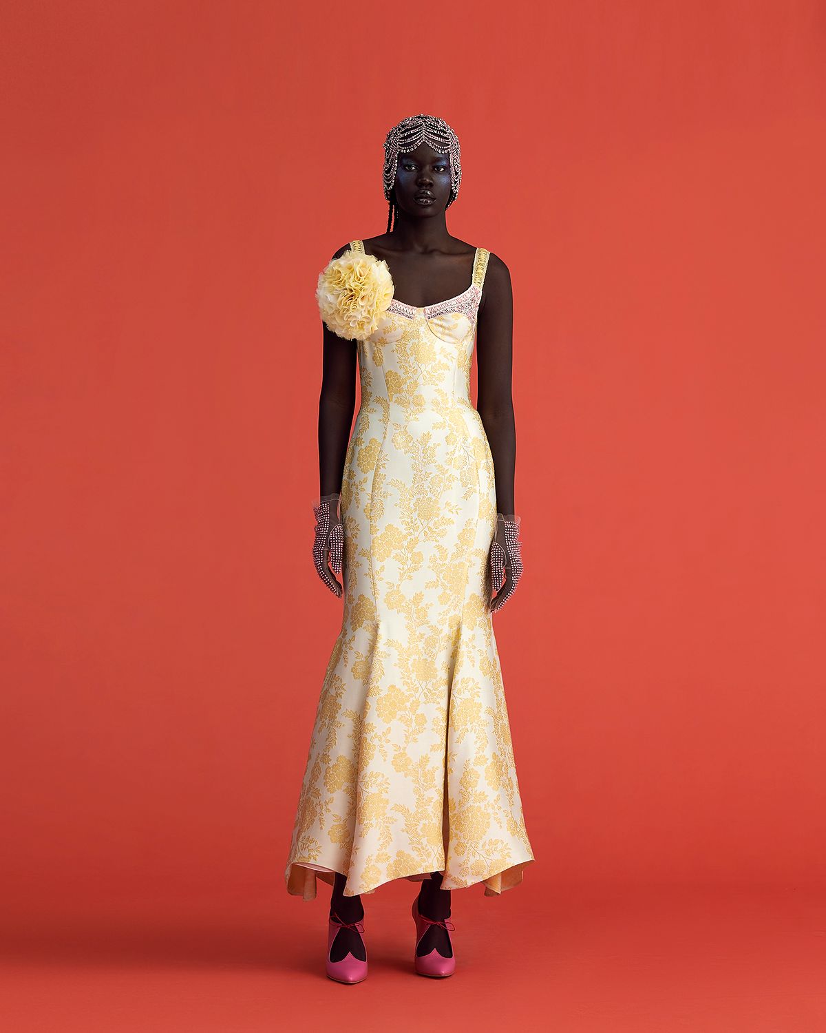 Ульяна Сергеенко представила коллекцию Haute Couture S/S 2022 в стиле ревущих 1920-х Look 7 Ulyana Sergeenko Haute Couture S/S 2022 Look 7