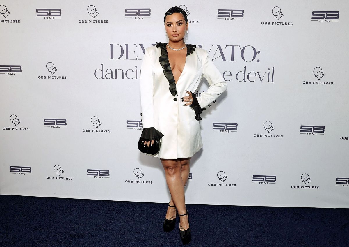 Деми Ловато на премьере документального сериала YouTube Originals «Demi Lovato: Dancing With The Devil» в Беверли-Хиллз, 22 марта 2021 г. Деми Ловато на премьере документального сериала YouTube Originals «Demi Lovato: Dancing With The Devil»