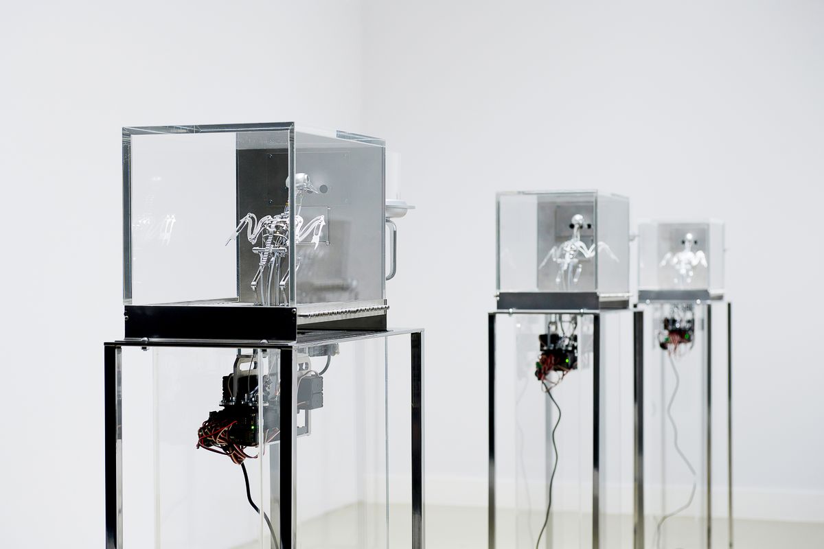 Мэт Коллишоу. The Machine Zone, 2019 г., зона 4 Мэт Коллишоу. The Machine Zone, 2019 г. Сталь, алюминий, серводвигатели, акрил, зона 4
