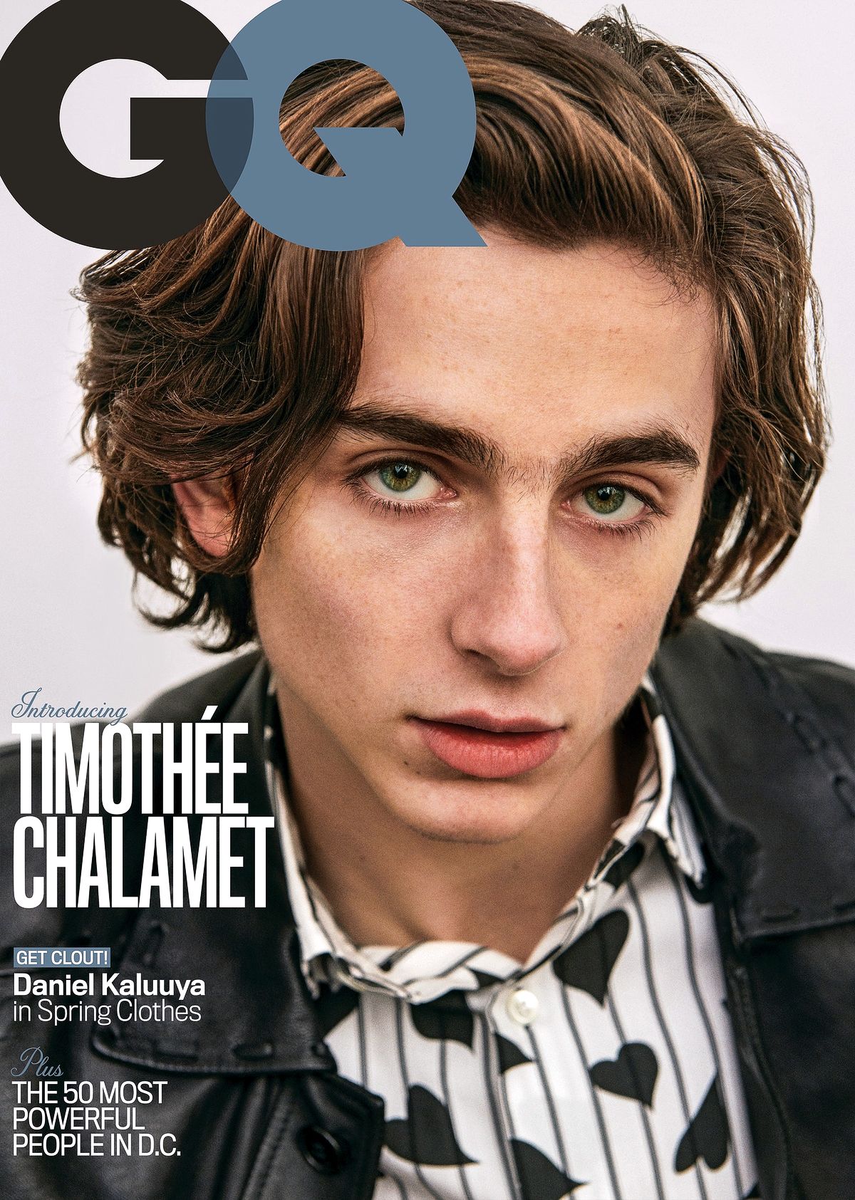 Тимоти Шаламе на обложке журнала GQ, март 2018 г. Тимоти Шаламе на обложке журнала GQ