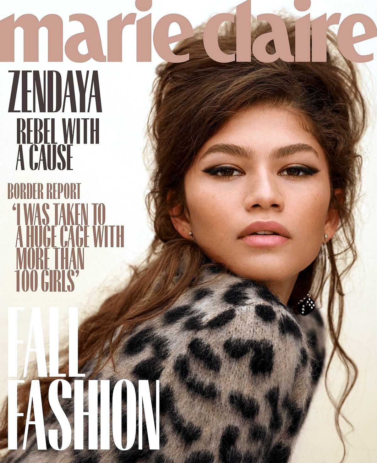 Зендая на обложке журнала Marie Claire