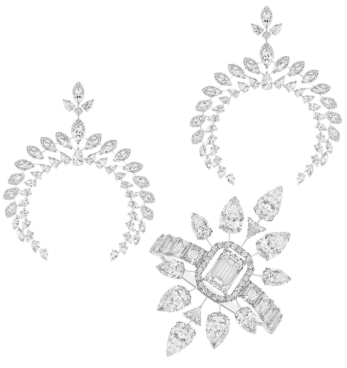 Messika Paris, серьги Wild Moon, кольцо Exotic Charm