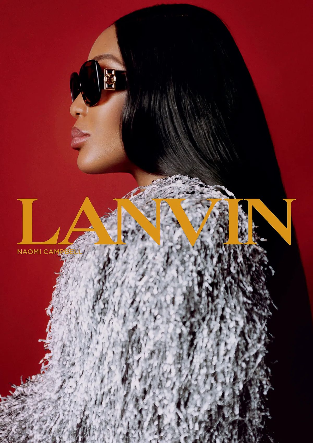 Наоми Кэмбелл в рекламной кампании очков Lanvin очки Lanvin Mère et Enfant