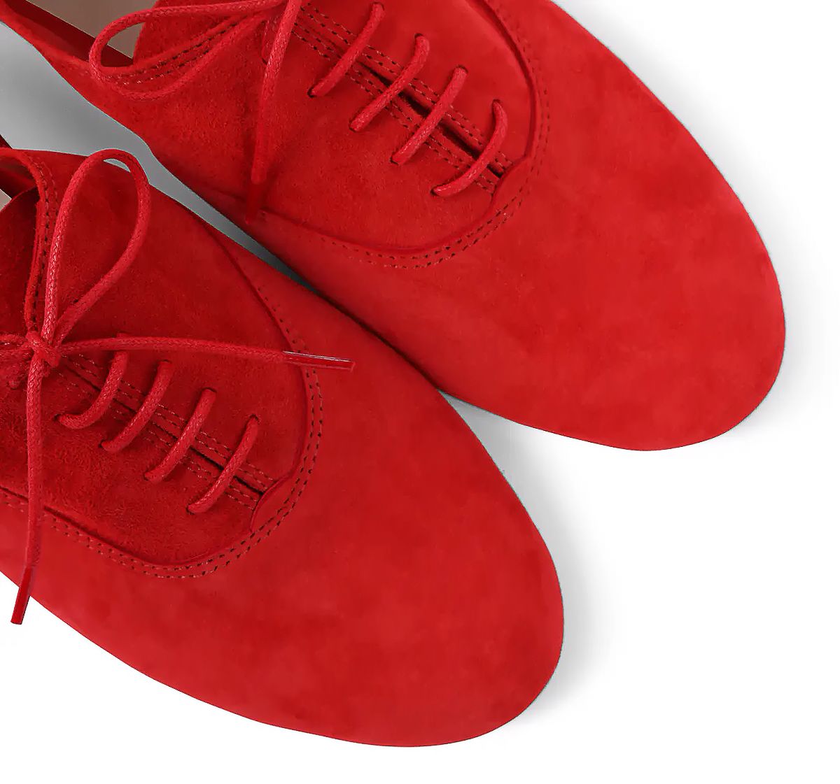 Repetto, замшевые полуботинки алого цвета, фото 1