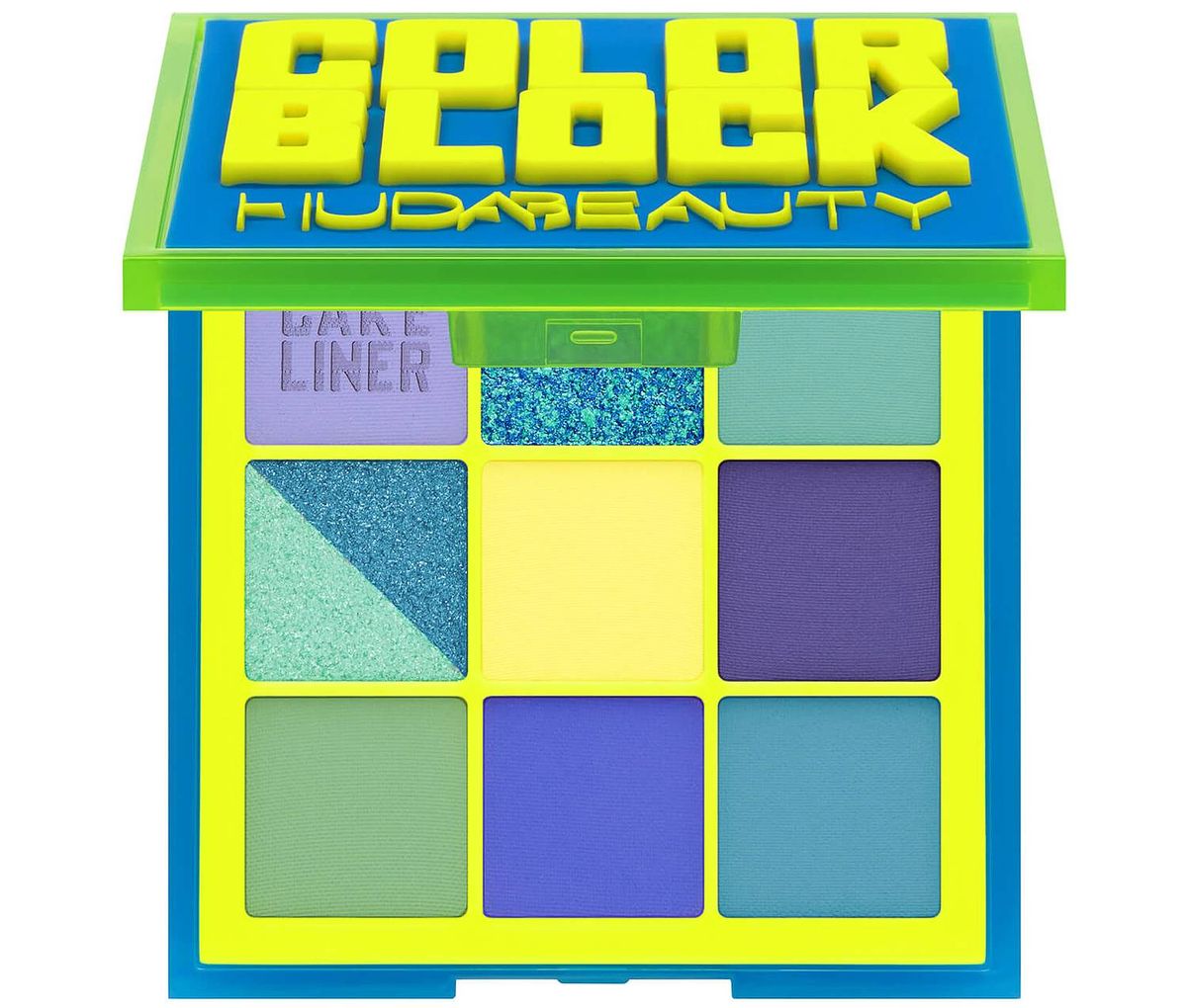 Huda Beauty Color Block Obsessions Blue & Green Huda Beauty, палетка Color Block Obsessions, Blue & Green