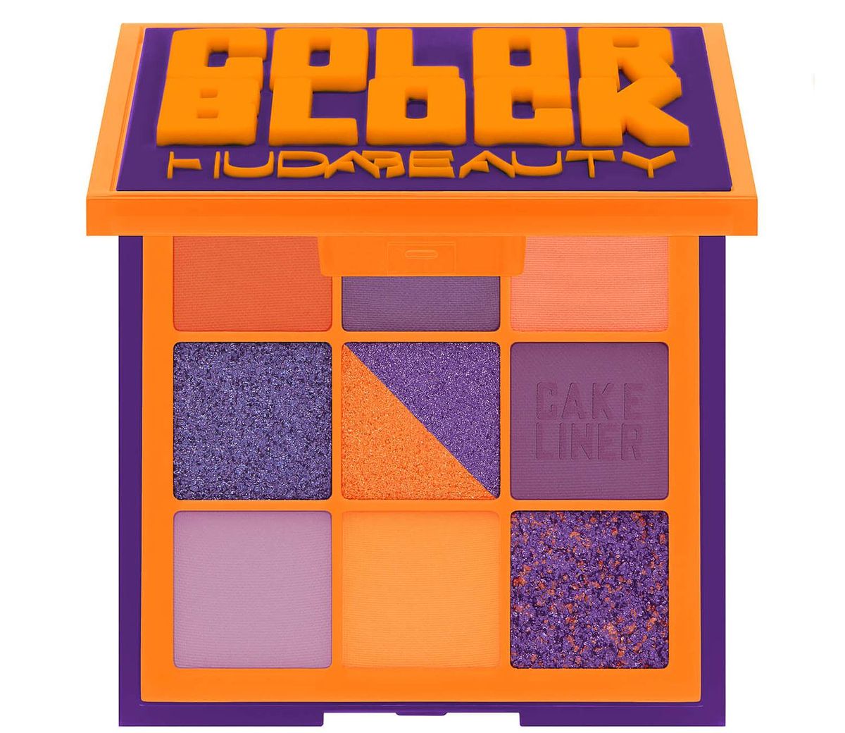 Huda Beauty Color Block Obsessions Orange & Purple Huda Beauty, палетка Color Block Obsessions, Orange & Purple