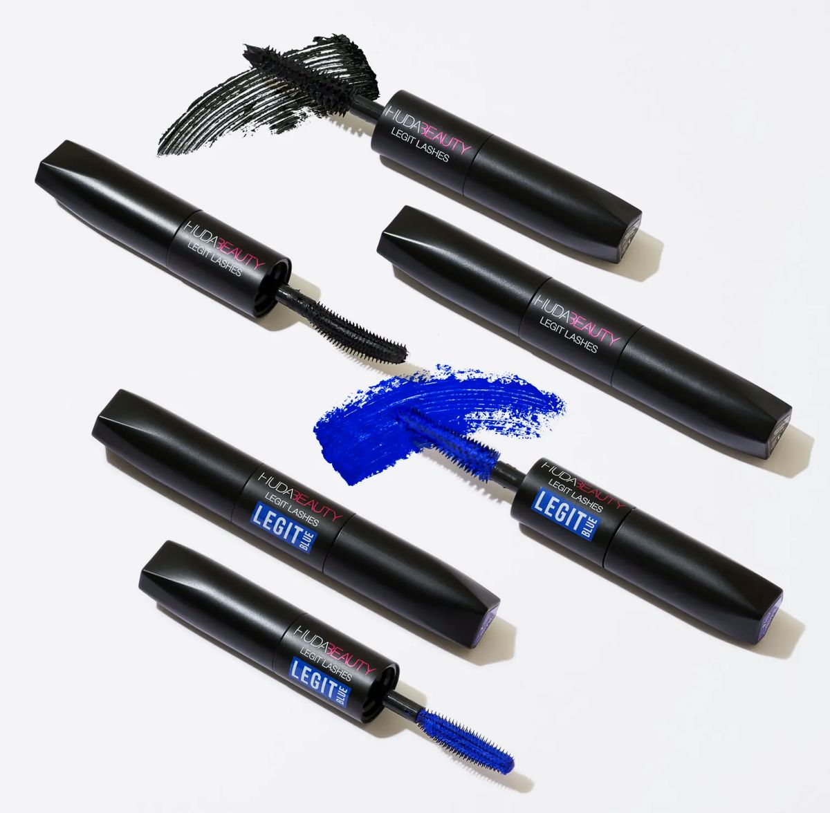 Huda Beauty Legit Lashes Blue Mascara Huda Beauty, тушь Legit Lashes Blue Mascara