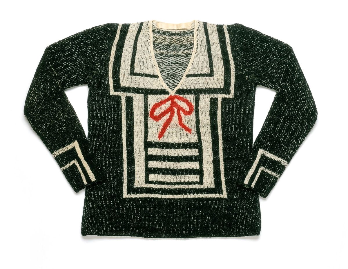 Schiaparelli. Свитер с бантом-обманкой