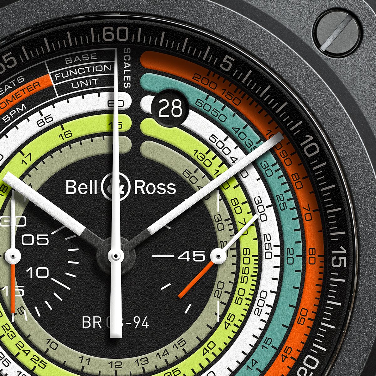 Спортивный хронометр Bell & Ross BR 03-94 Multimeter, фото 3