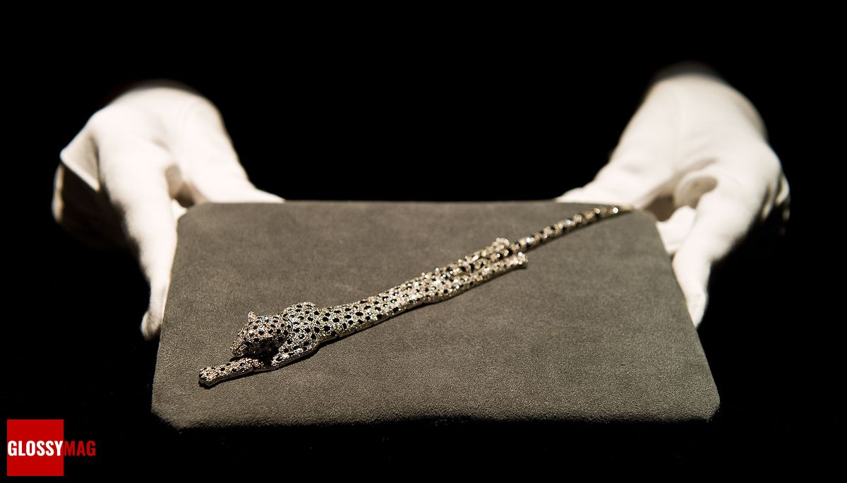 Браслет «Пантера» Cartier 1952 года был продан за 4,5 миллиона фунтов стерлингов (7 миллионов долларов) на аукционе Sotheby’s в 2010 году Браслет «Пантера» Cartier 1952 года был продан за 4,5 миллиона фунтов стерлингов (7 миллионов долларов) на аукционе Sotheby’s в 2010 году